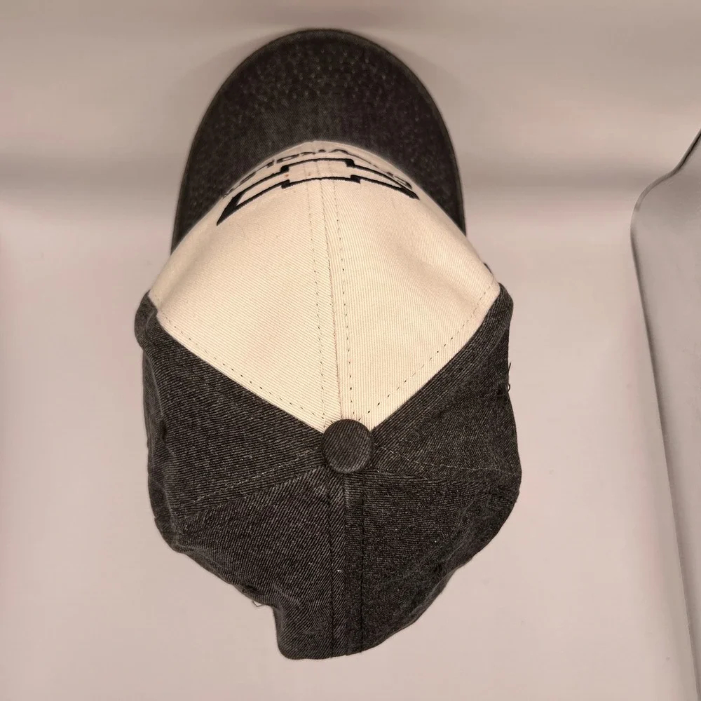 Chevrolet Bowtie Trucker Hat Gray White Snapback Cap Outdoor Cap OSFM